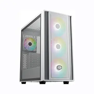 Cooler Master MasterBox 600 White ARGB Case Tempered Glass