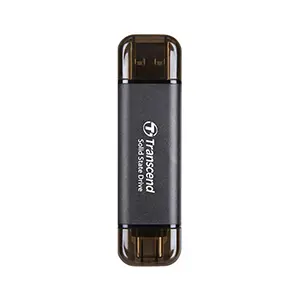 Transcend 1TB ESD310C USB Type-A/USB Type-C Portable SSD Black