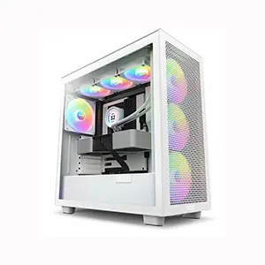 NZXT H7 Flow RGB White Mid-Tower Airflow Case