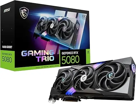 MSI GeForce RTX 5080 16G Gaming Trio OC