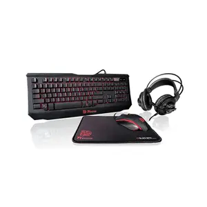 Thermaltake KB-GCKPLBLUS-01 Knucker 4 IN 1 Gaming Kit