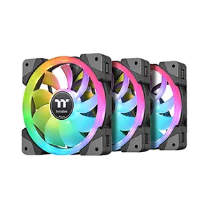 Thermaltake CL-F144-PL14SW-A EX14 RGB Fan Black (3-Fan Pack) – 14cm